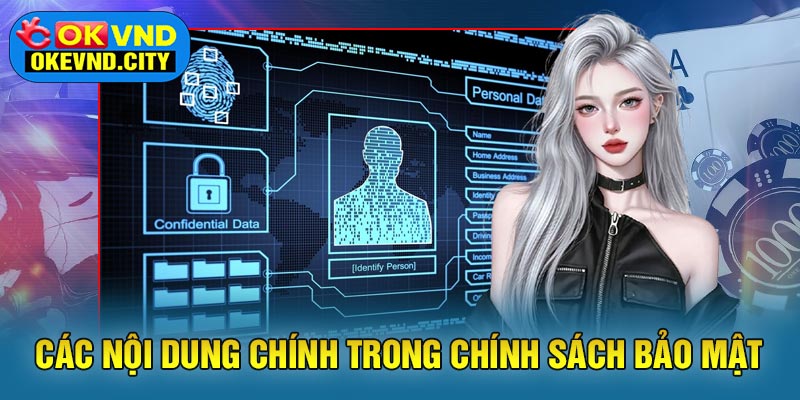 Các Nội Dung Chính Trong Chính Sách Bảo Mật